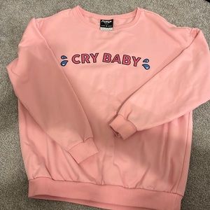 melanie martinez cry baby crewneck small